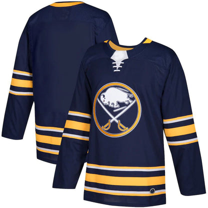 B.Sabres Home Authentic Blank Jersey Navy Stitched American Hockey Jerseys - Main View