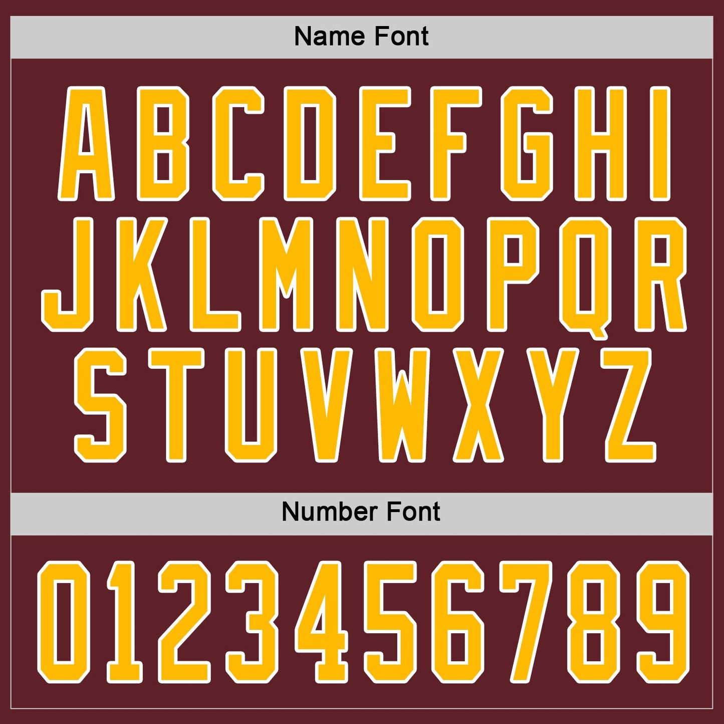 Custom Burgundy Gold-White Hockey Jersey view 4