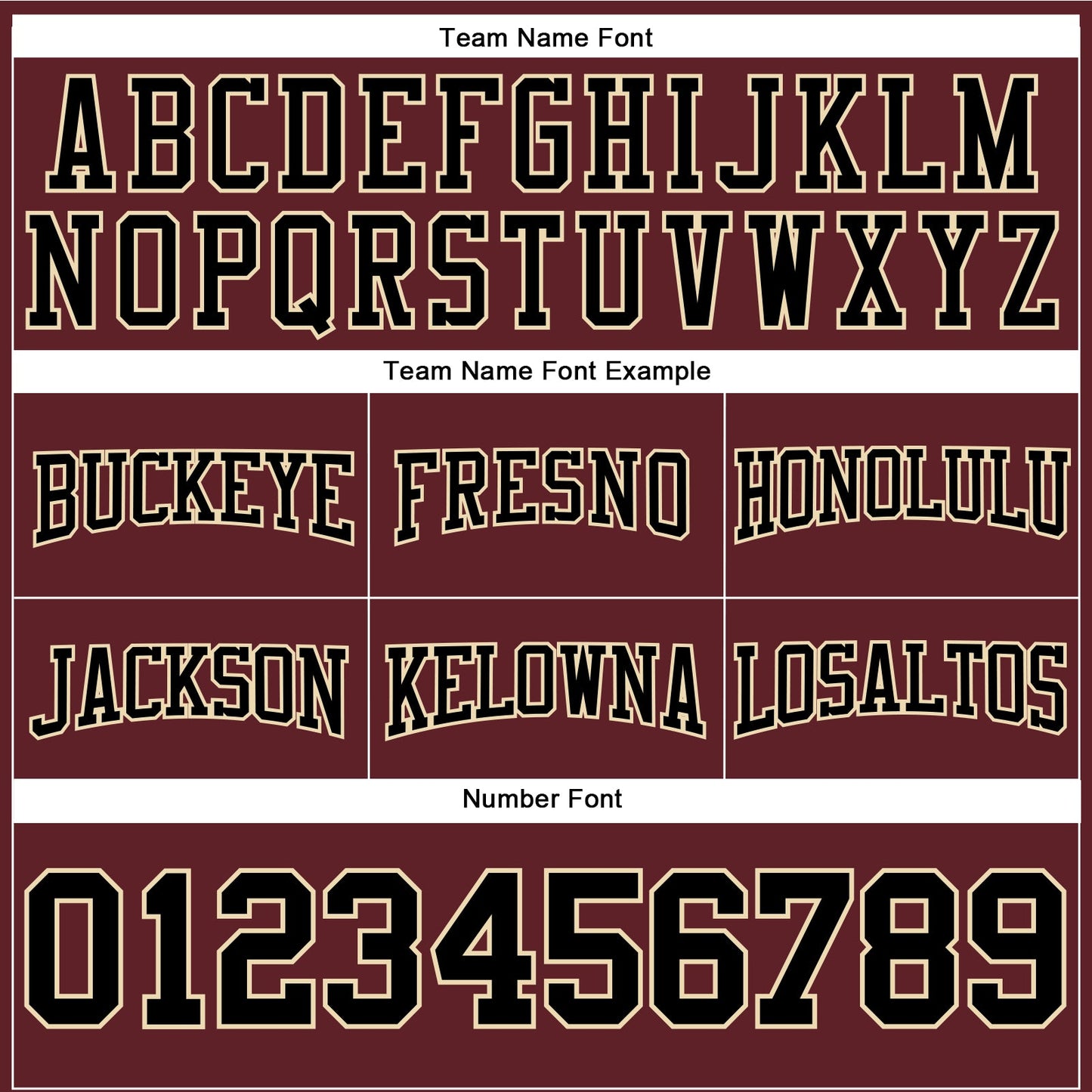 Custom Stitched Burgundy Black-Cream Football Pullover Sweatshirt Hoodie view 3