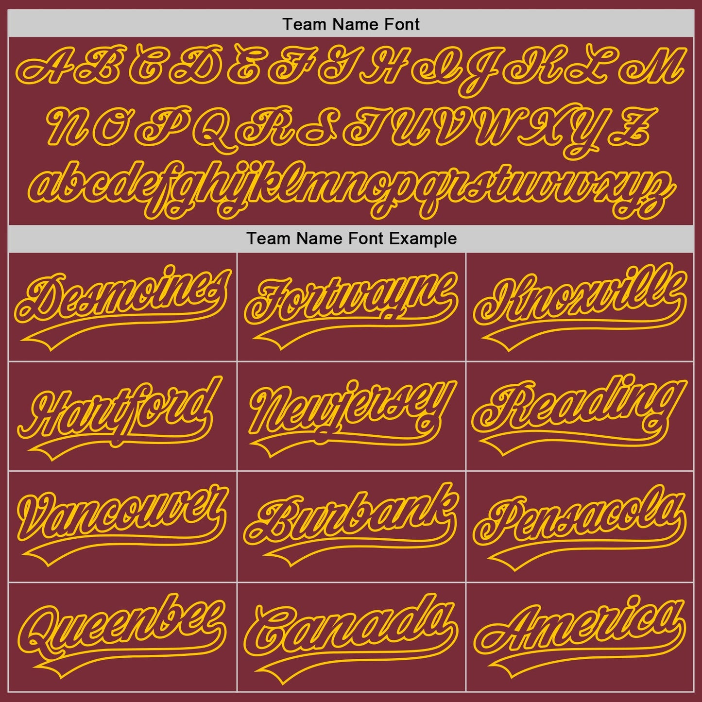 Custom Burgundy Yellow Authentic Baseball Jersey view 4