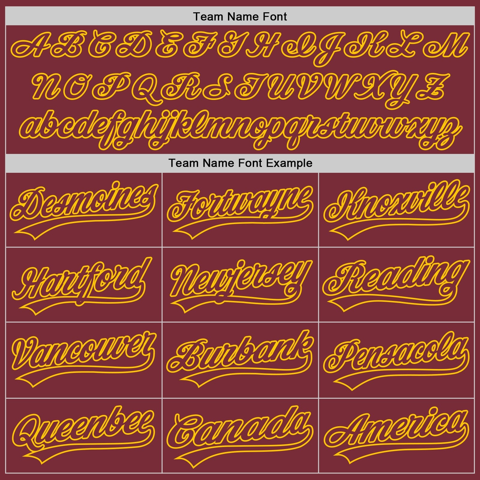 Custom Burgundy Yellow Authentic Baseball Jersey view 4