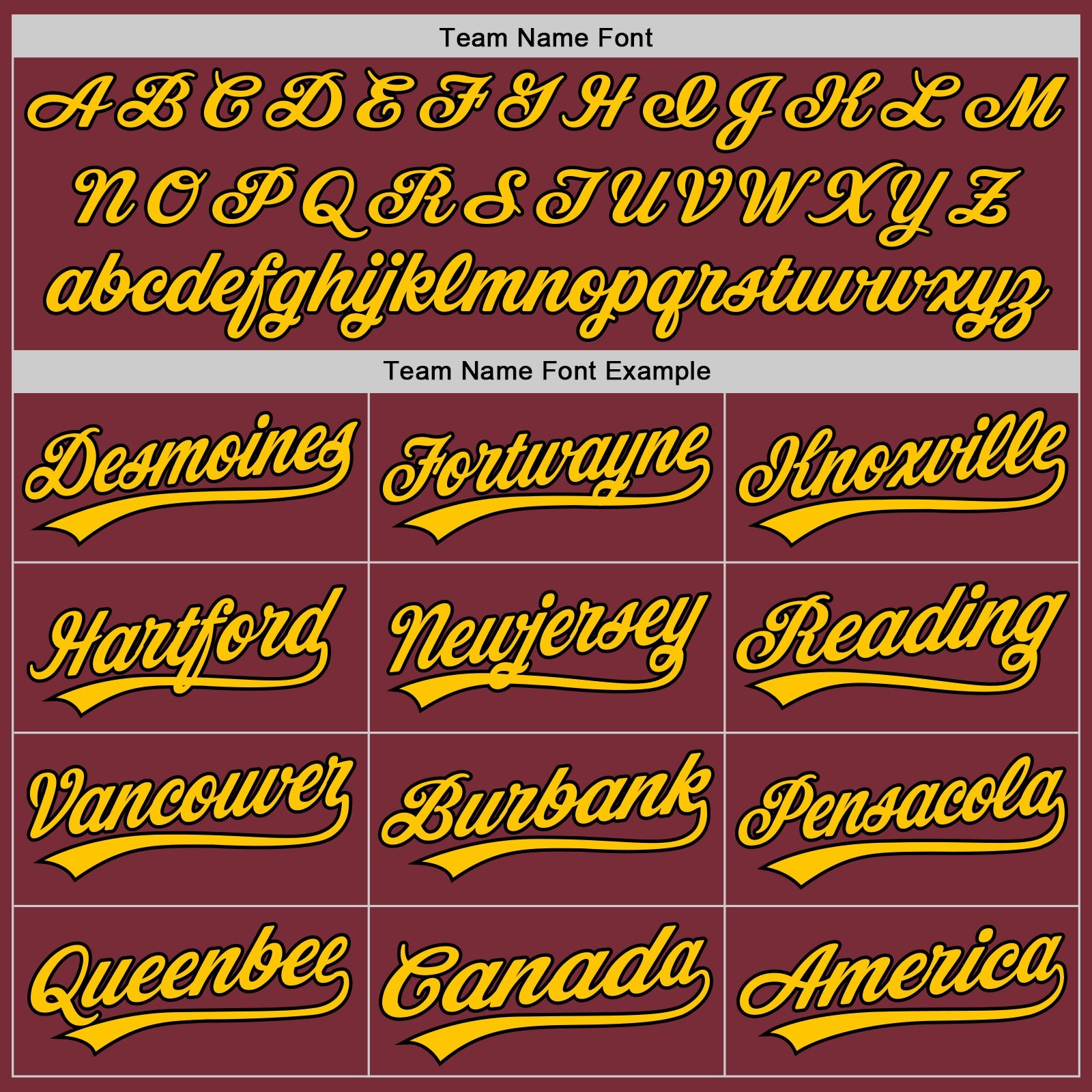 Custom Burgundy Yellow-Black Authentic Baseball Jersey view 4
