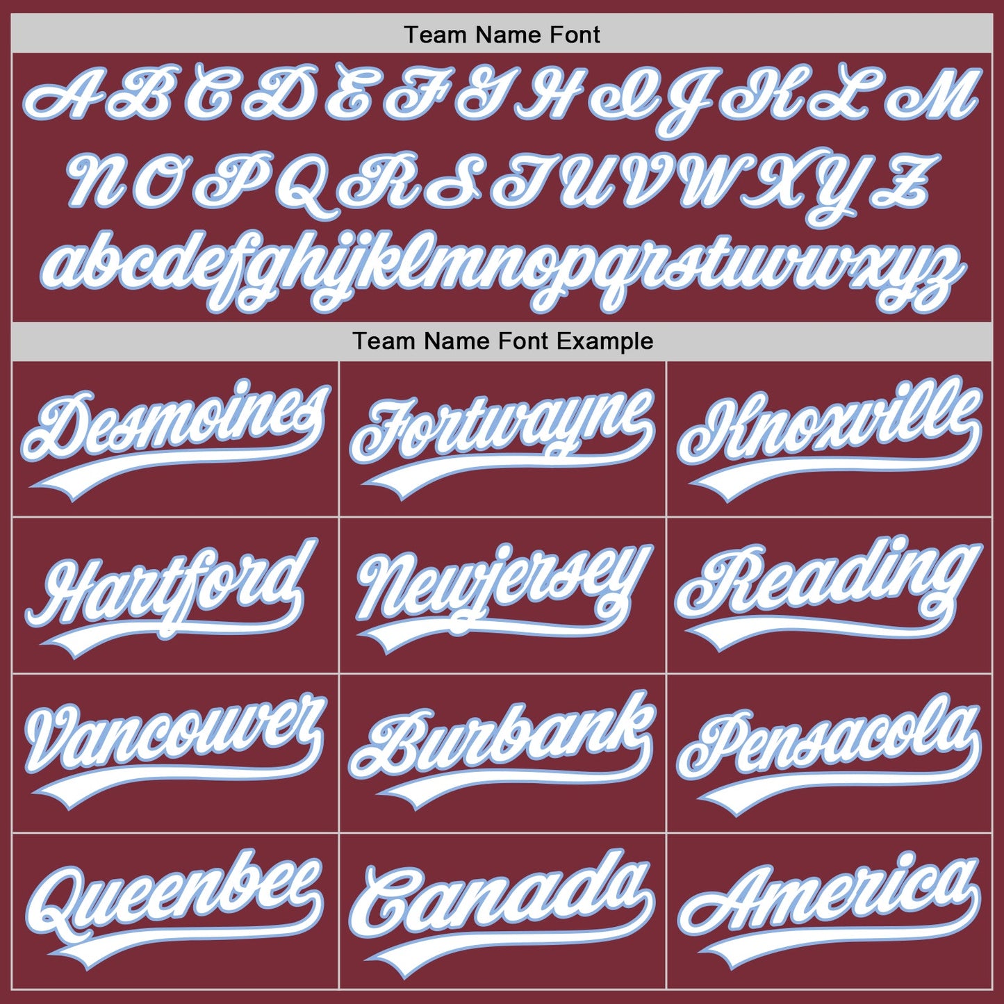 Custom Burgundy White-Light Blue Authentic Baseball Jersey view 5