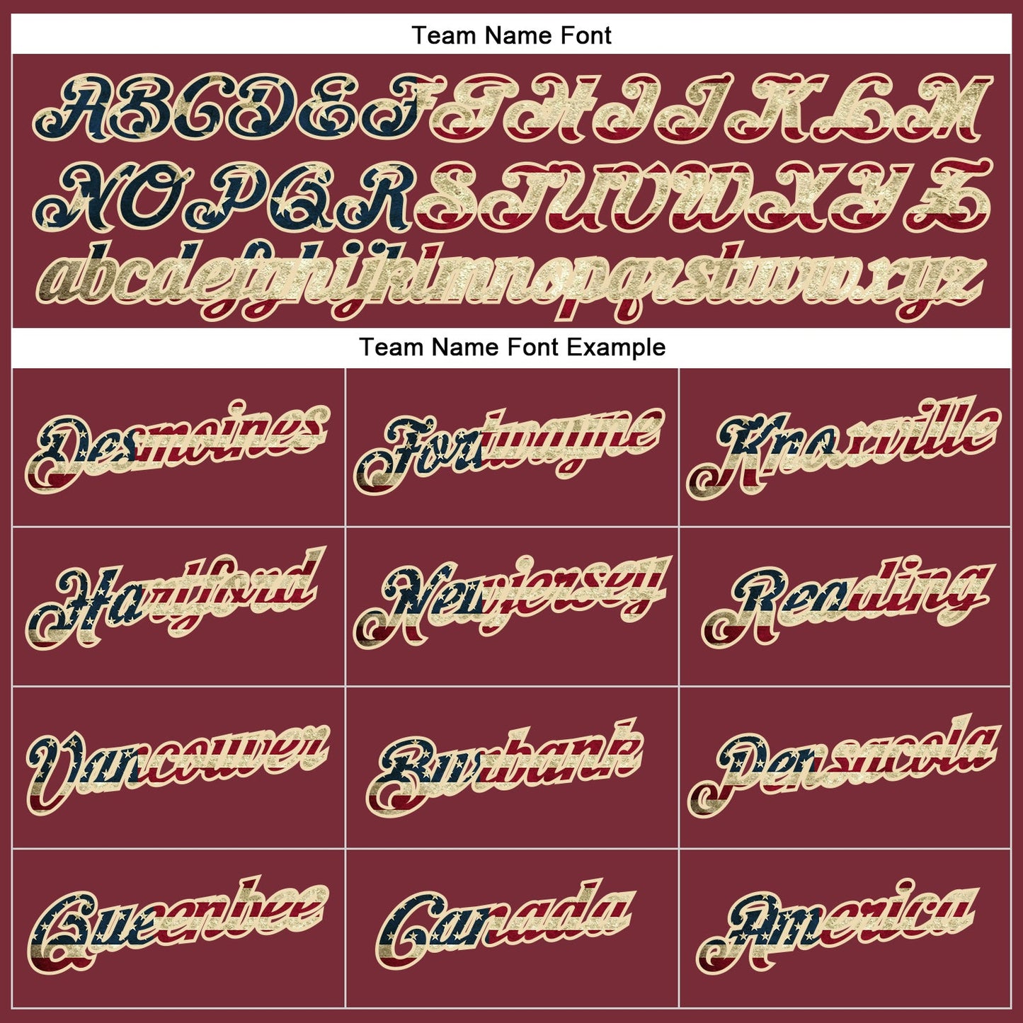 Custom Burgundy Vintage USA Flag-City Cream Performance T-Shirt view 3