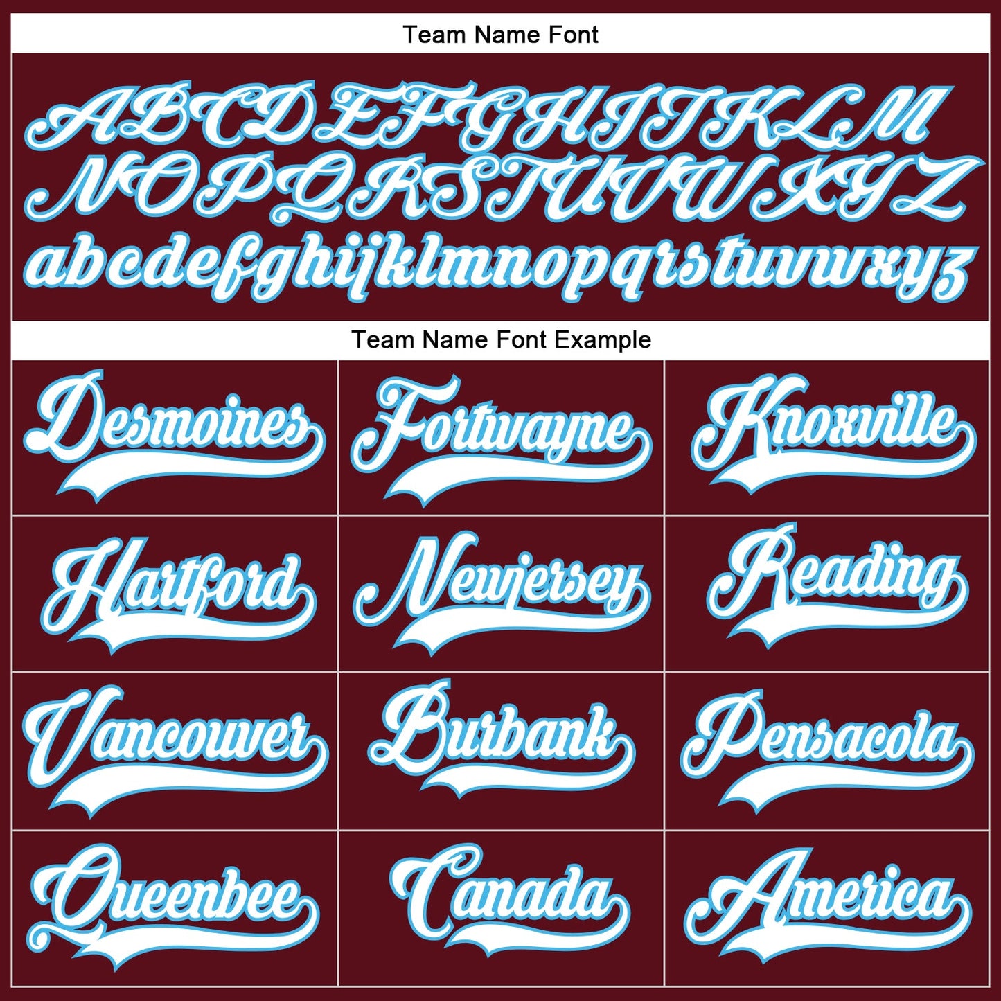 Custom Burgundy White-Sky Blue Hockey Lace Neck Jersey view 4