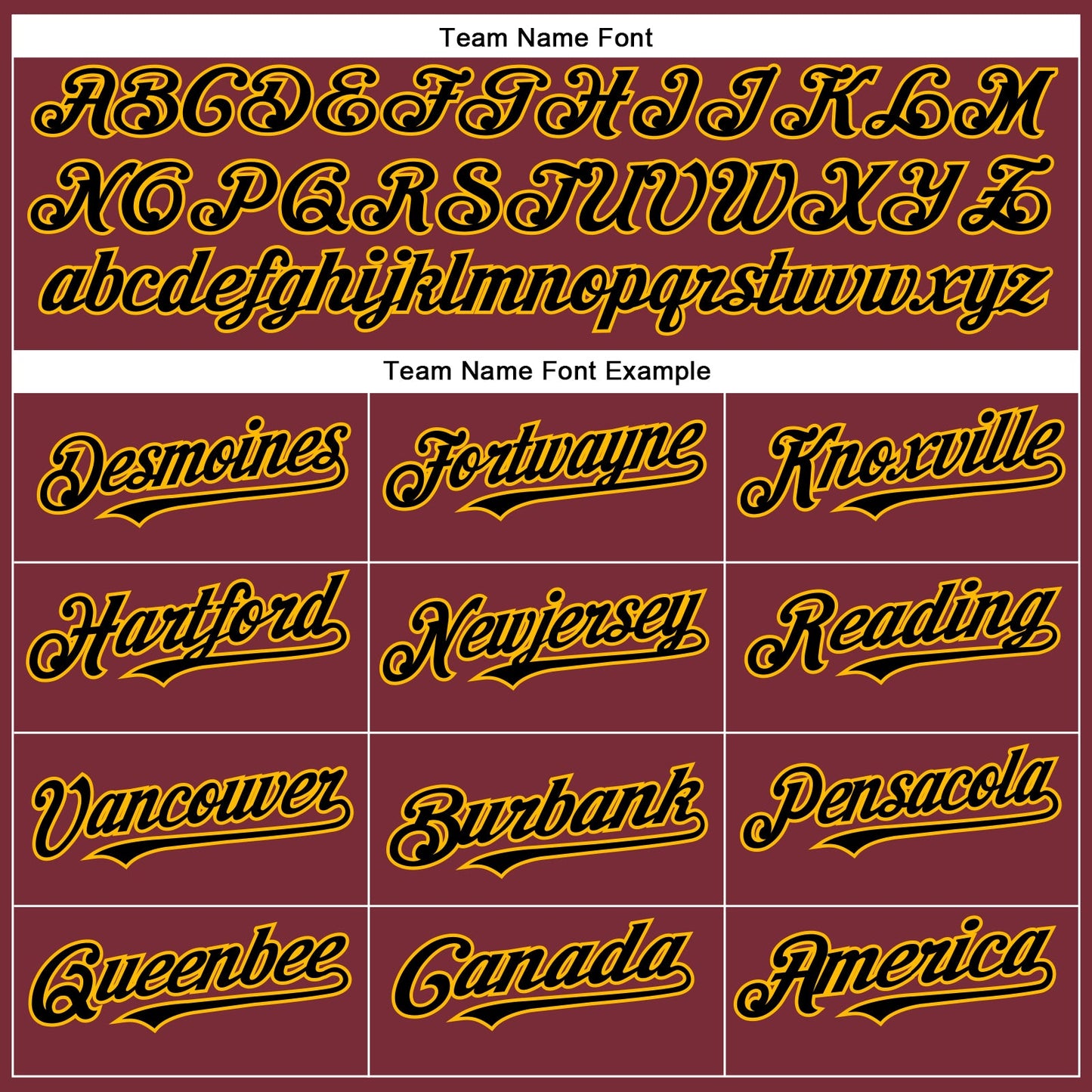 Custom Burgundy Black-Gold Authentic Baseball Jersey view 4