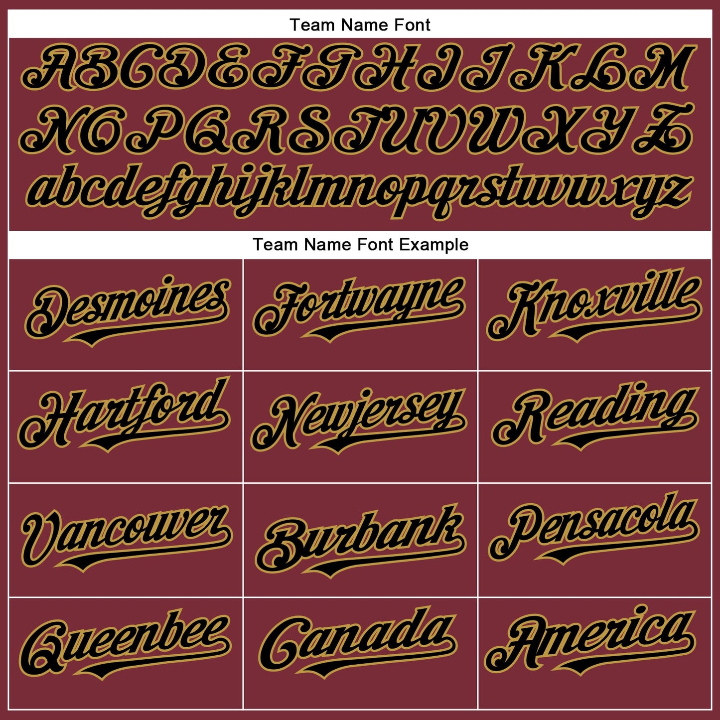 Custom Burgundy Black-Old Gold Authentic Baseball Jersey view 4