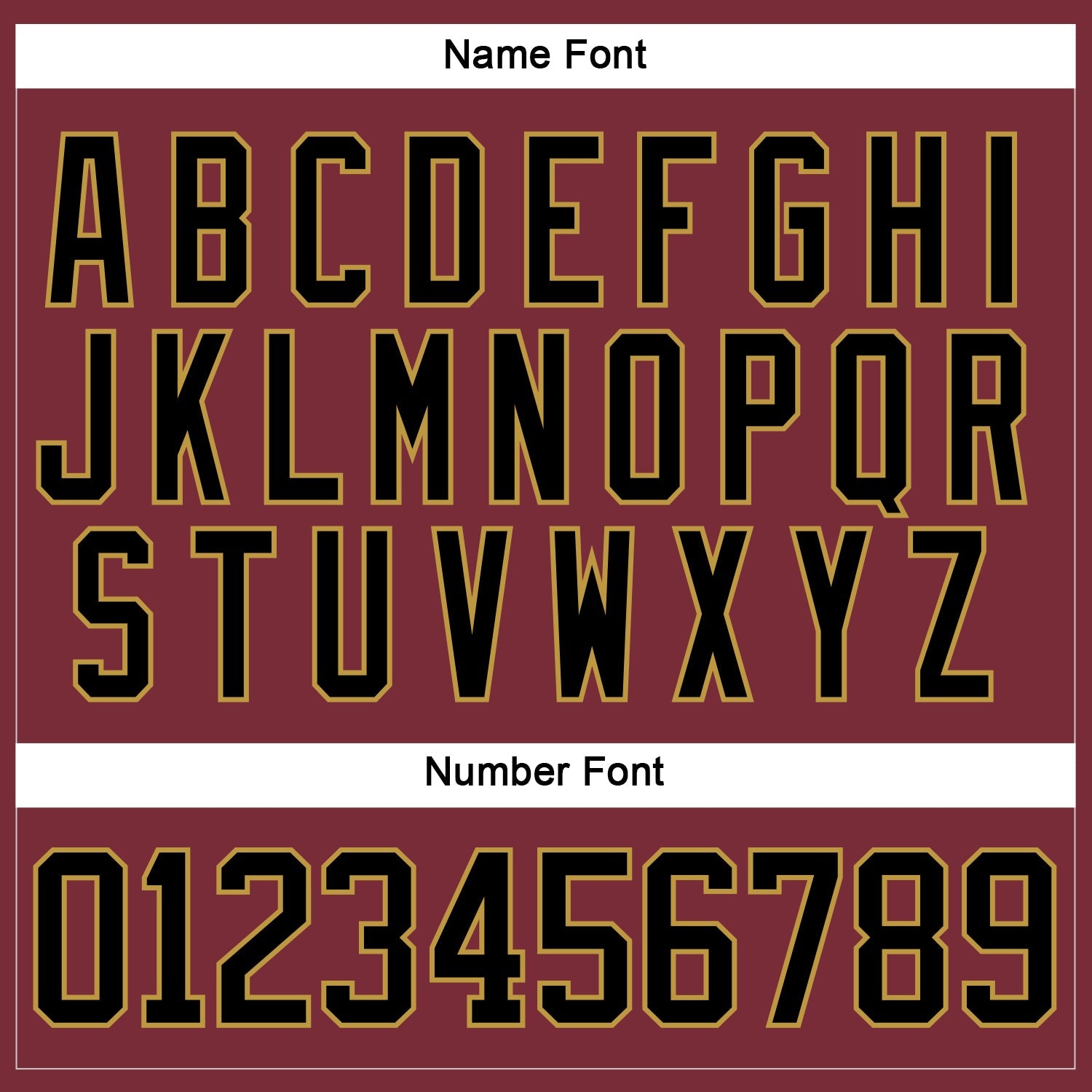 Custom Burgundy Black-Old Gold Hockey Lace Neck Jersey view 5