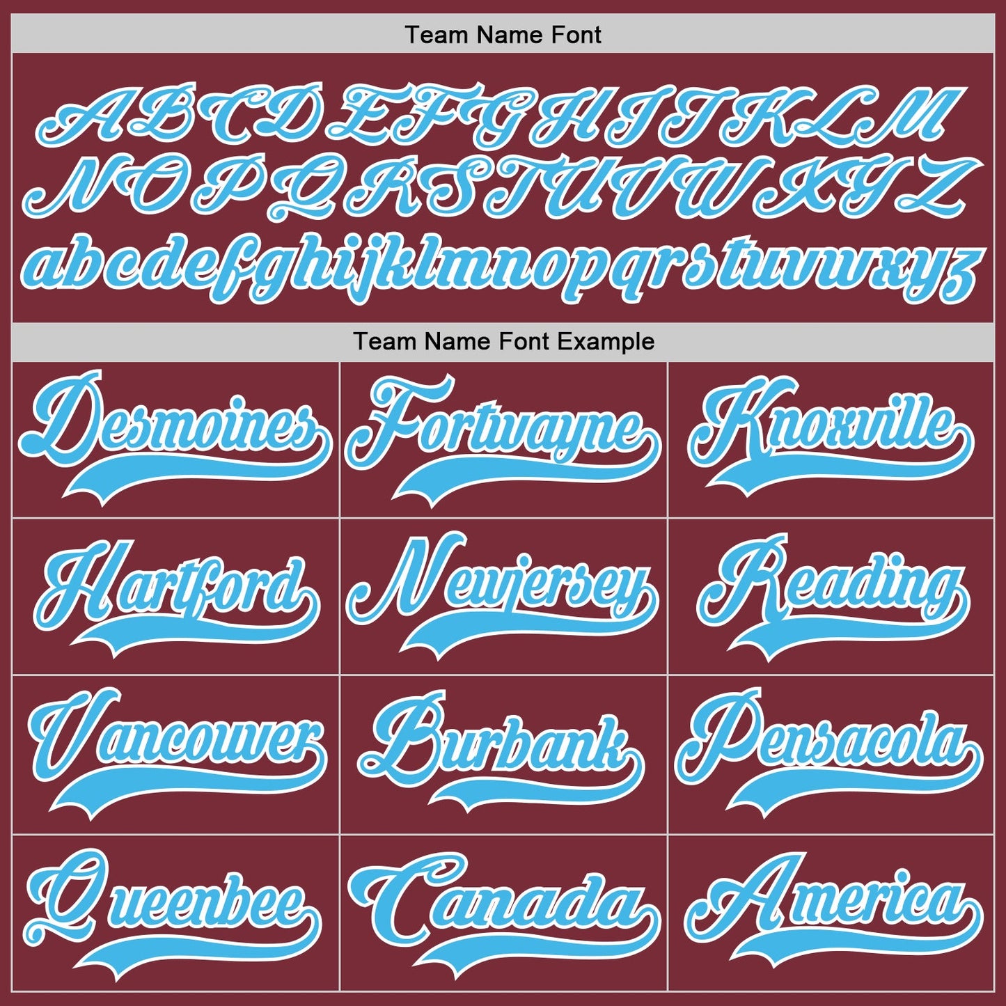 Custom Burgundy Sky Blue-White Hockey Lace Neck Jersey view 4