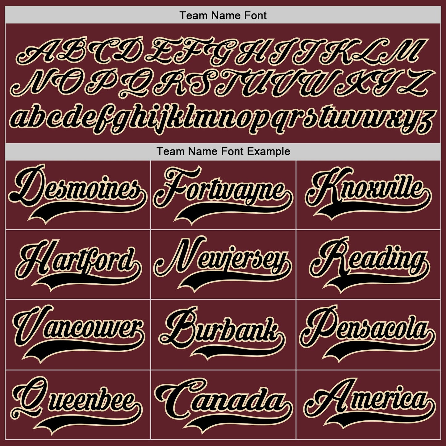 Custom Burgundy Black-Cream Hockey Jersey view 4