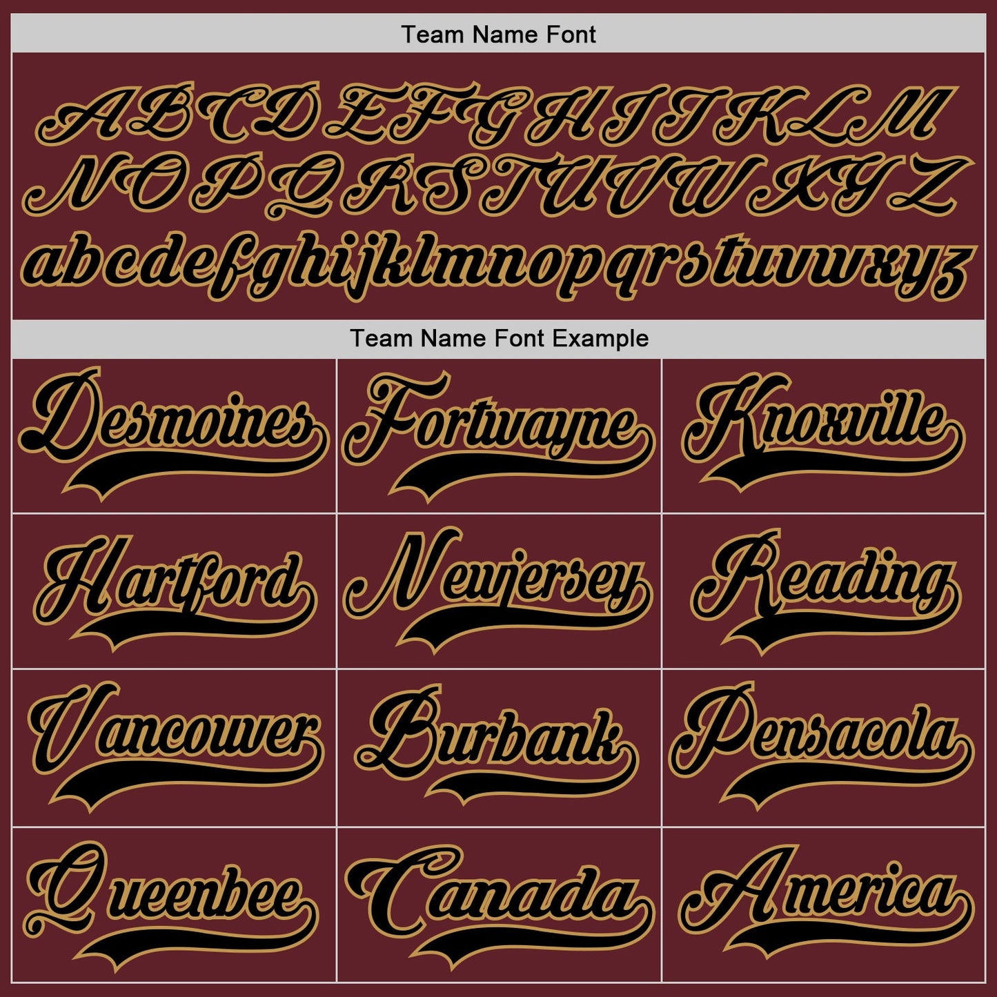Custom Burgundy Black-Old Gold Hockey Jersey view 4