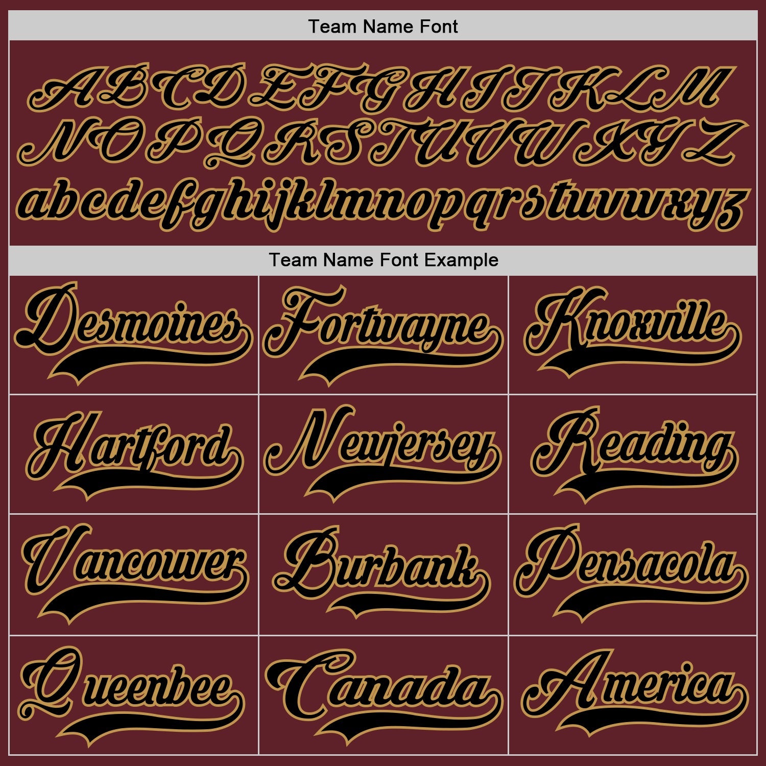 Custom Burgundy Black-Old Gold Hockey Jersey view 4