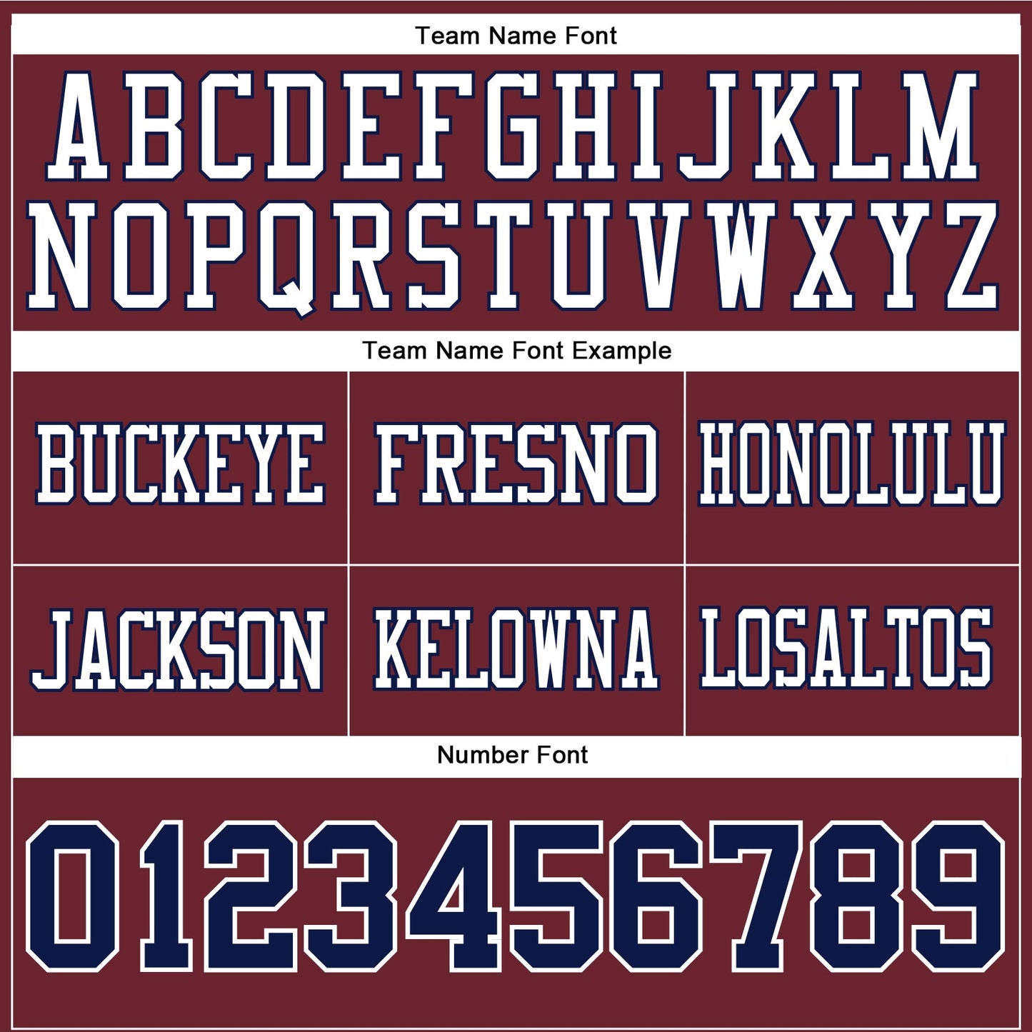 Custom Burgundy Navy-White Authentic Football Jersey view 4