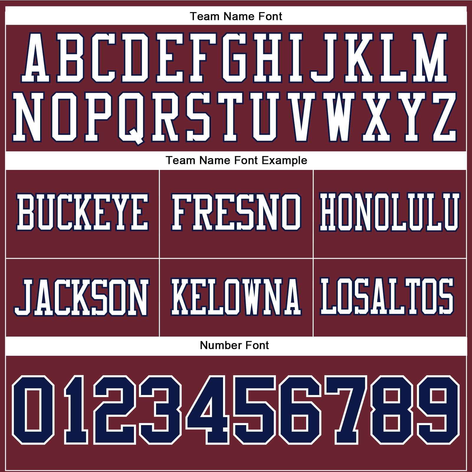 Custom Burgundy Navy-White Authentic Football Jersey view 4