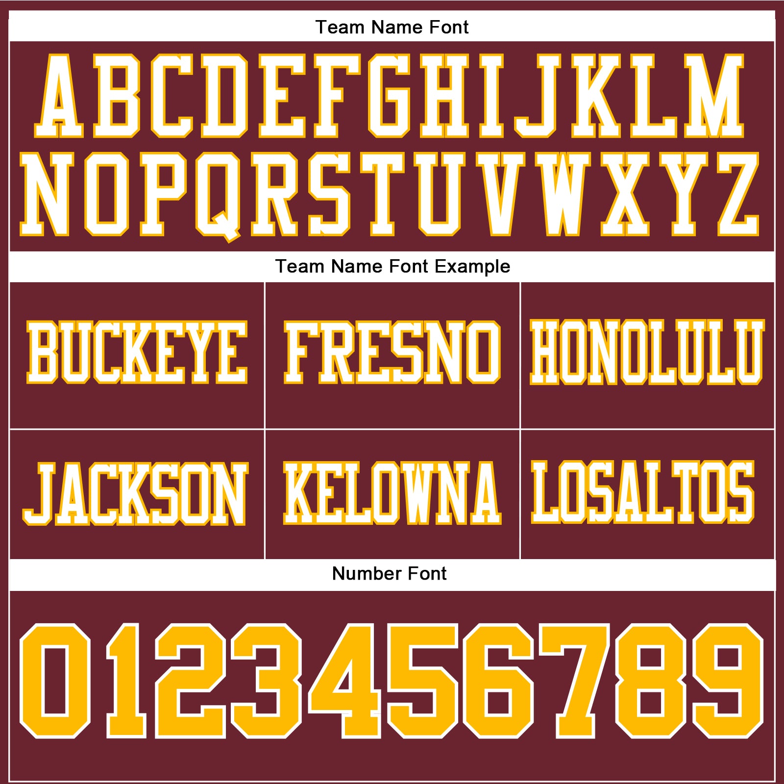 Custom Burgundy Gold-White Authentic Football Jersey view 4