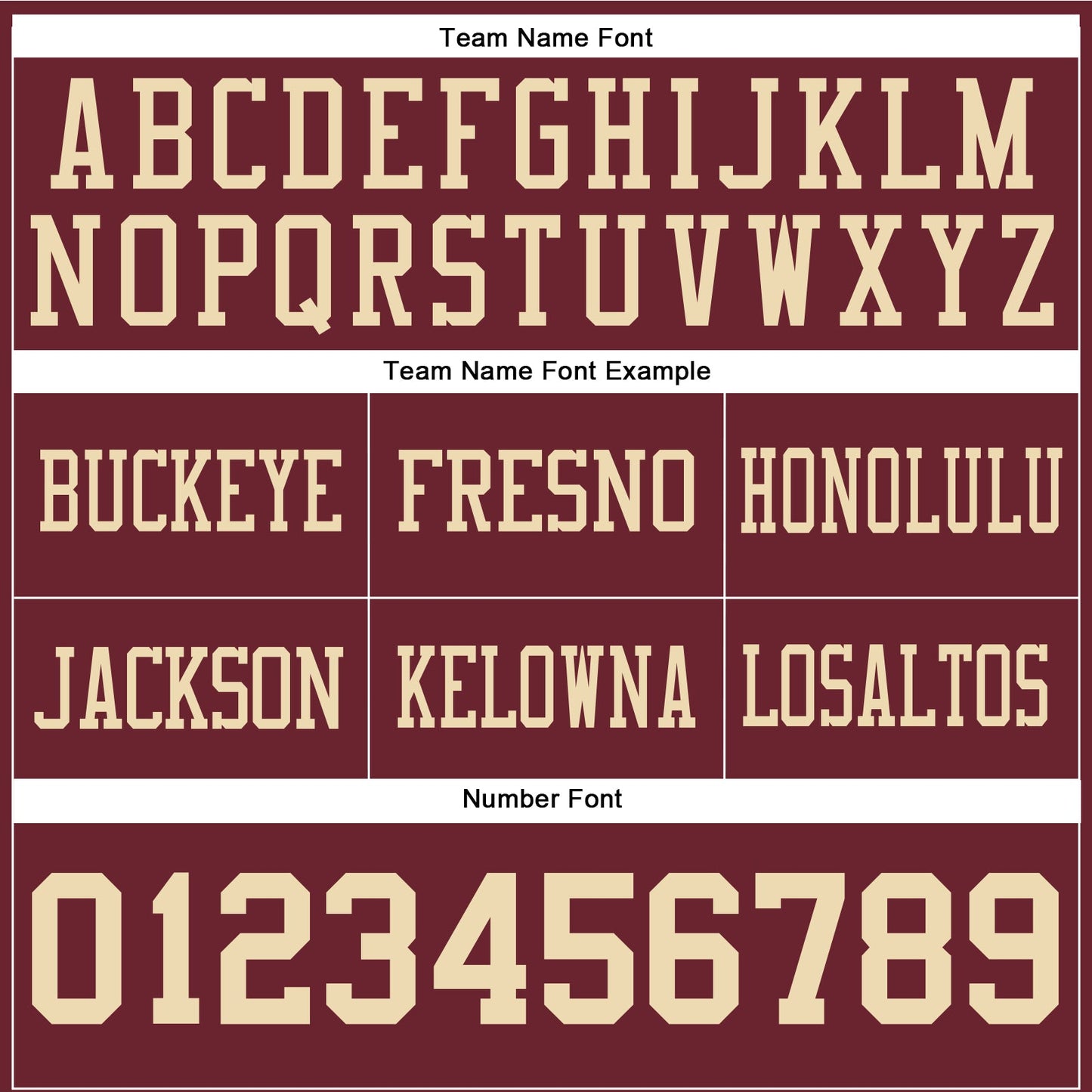 Custom Burgundy Cream Authentic Football Jersey view 4