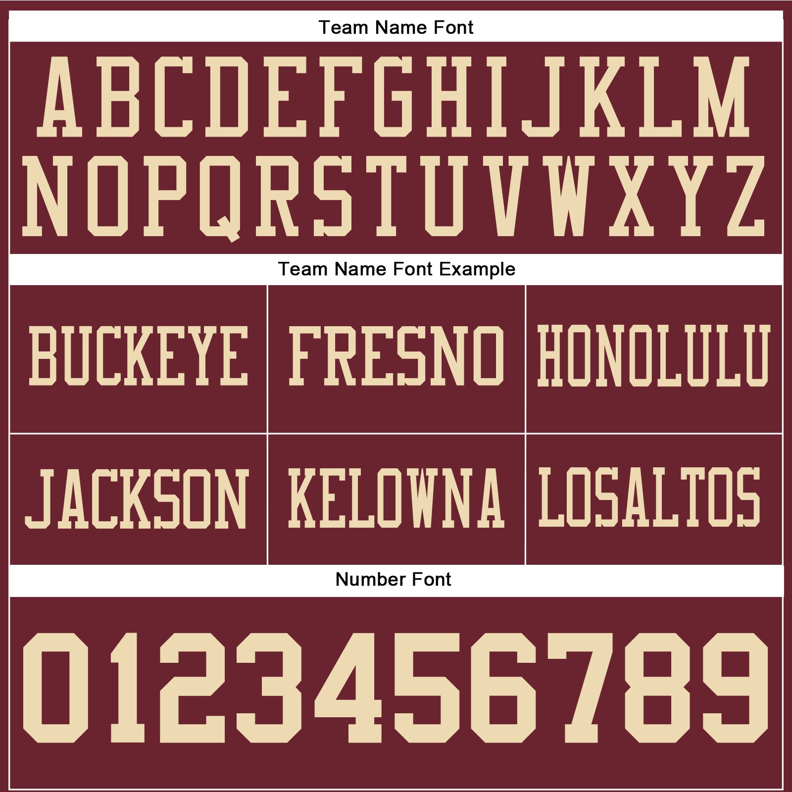 Custom Burgundy Cream Authentic Football Jersey view 4