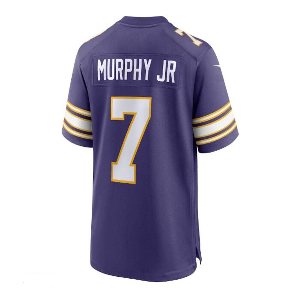 MN.Vikings #7 Byron Murphy Jr. Classic Player Game Jersey - Purple Stitched American Football Jerseys - Main View