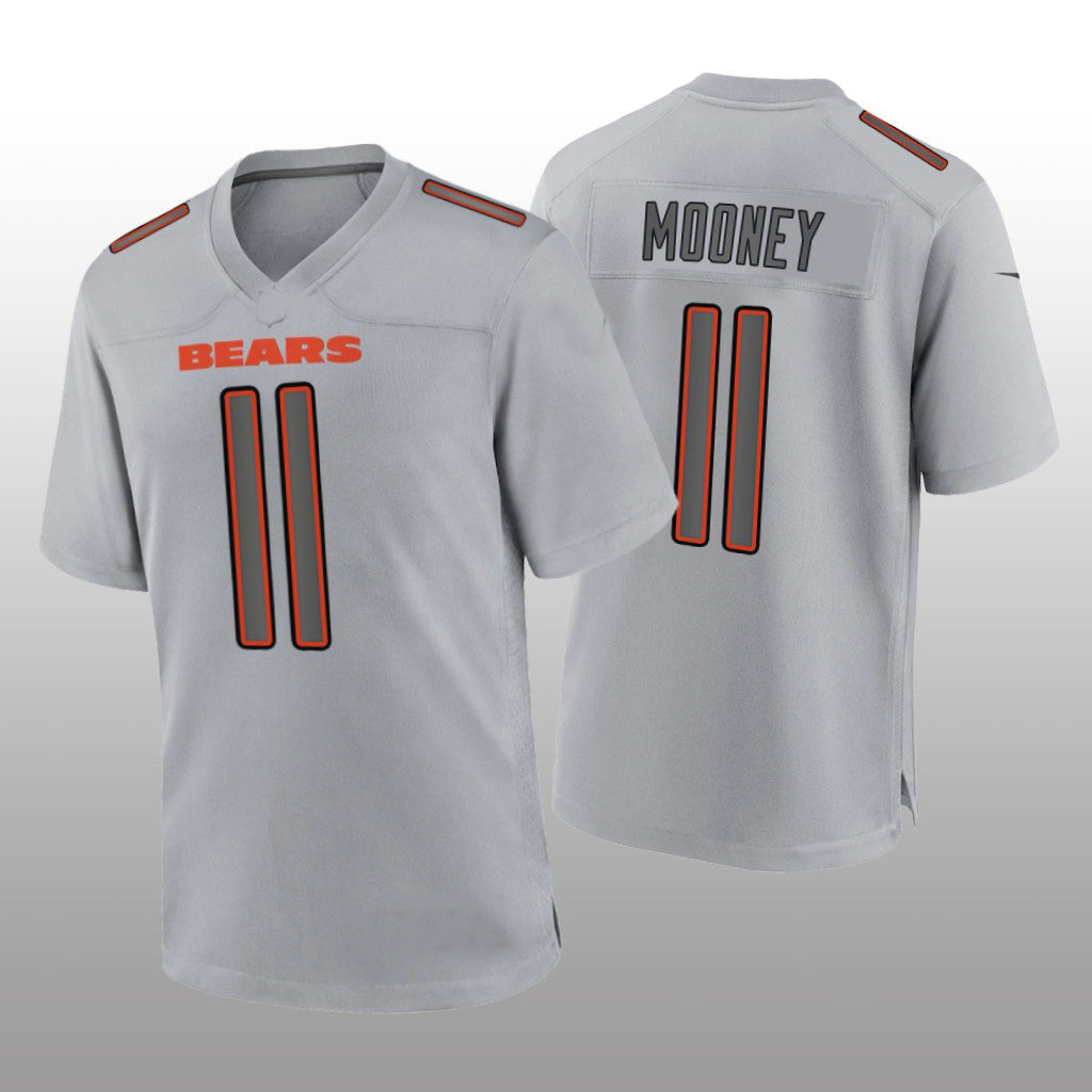 C.Bears #11 Darnell Mooney Gray Atmosphere Game Jersey Stitched American Football Jerseys - Main View