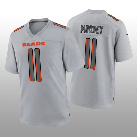 C.Bears #11 Darnell Mooney Gray Atmosphere Game Jersey Stitched American Football Jerseys - Main View