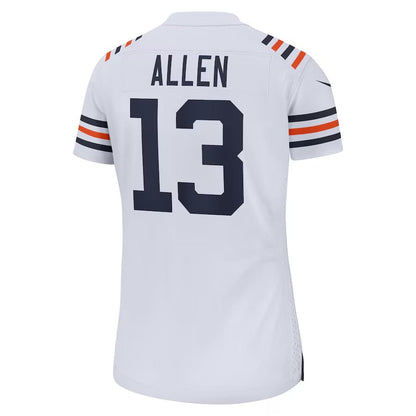 C.Bears #13 Keenan Allen Alternate White Game American Football Jerseys - Main View