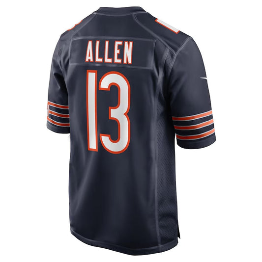 C.Bears #13 Keenan Allen Navy Team Game American Football Jerseys - Main View