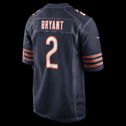 C.Bears #2 Coby Bryant Navy Team Game Stitched Football American Jersey - Main View