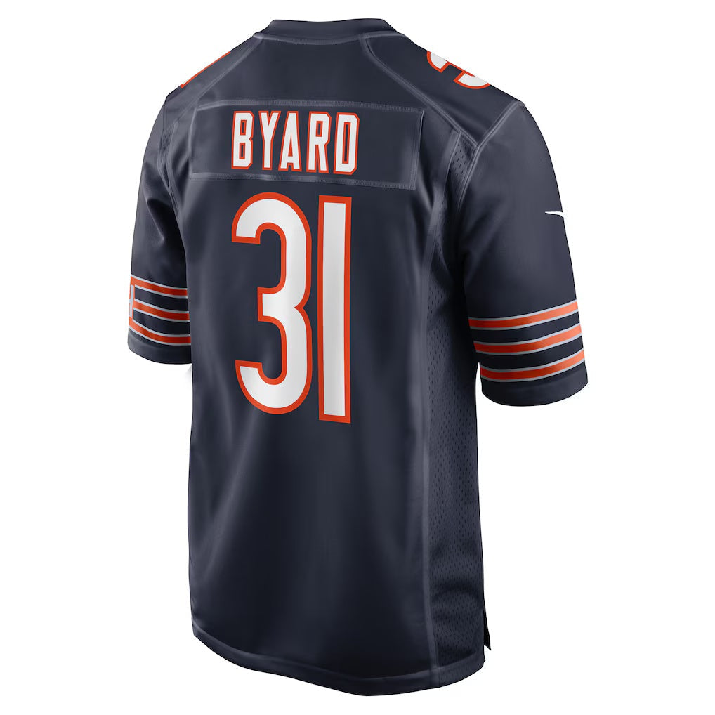 C.Bears #31 Kevin Byard Navy Team Game American Football Jerseys - Main View