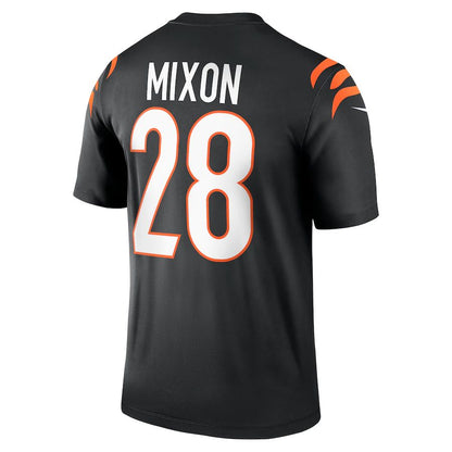 C.Bengals #28 Joe Mixon Black Legend Jersey Stitched American Football Jerseys - Main View