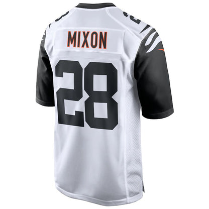 C.Bengals #28 Joe Mixon  White Alternate Game Jersey Stitched American Football Jerseys - Main View