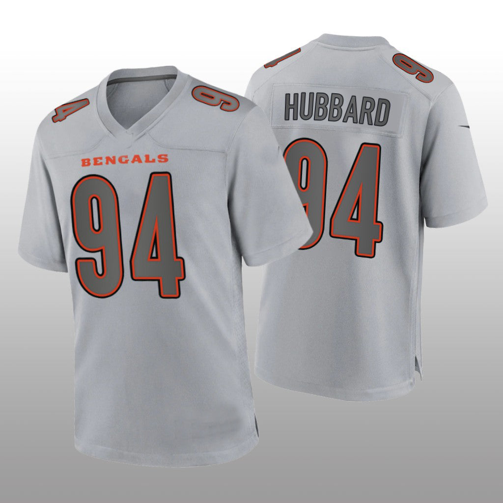 C.Bengals #94 Sam Hubbard Gray Atmosphere Game Jersey Stitched American Football Jerseys - Main View