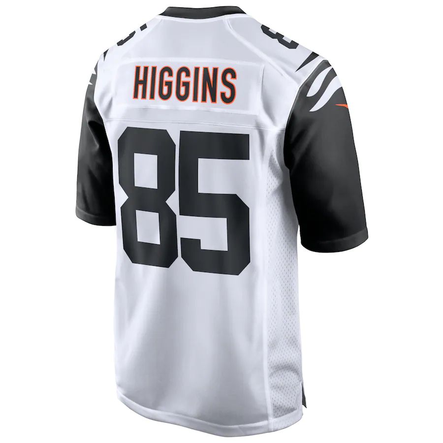 C.Bengals #85 Tee Higgins White Alternate Game Jersey Stitched American Football Jerseys - Main View