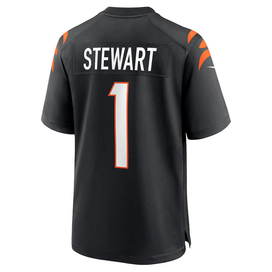 C.Bengals #1 Shemar Stewart Black 2025  Draft First Round Pick Game Stitched American Football Jerseys - Main View