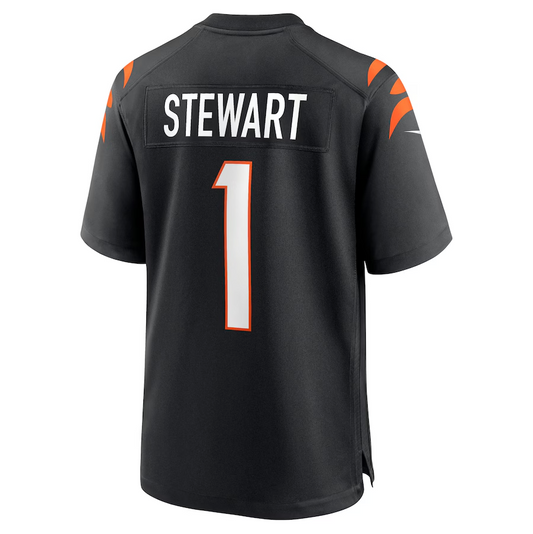 C.Bengals #1 Shemar Stewart Black 2025  Draft First Round Pick Game Stitched American Football Jerseys - Main View