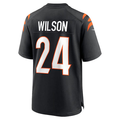 C.Bengals #24 Marco Wilson Black Team Game American Football Jerseys - Main View