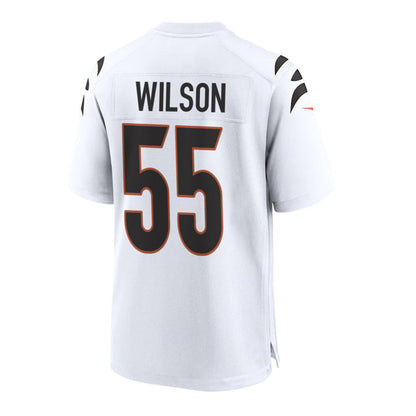 C.Bengals #55 Logan Wilson White Game Jersey Stitched American Football Jerseys - Main View