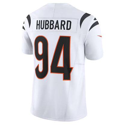 C.Bengals #94 Sam Hubbard White Vapor F.U.S.E. Limited Stitched American Football Jerseys - Main View