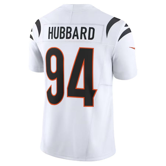 C.Bengals #94 Sam Hubbard White Vapor F.U.S.E. Limited Stitched American Football Jerseys - Main View