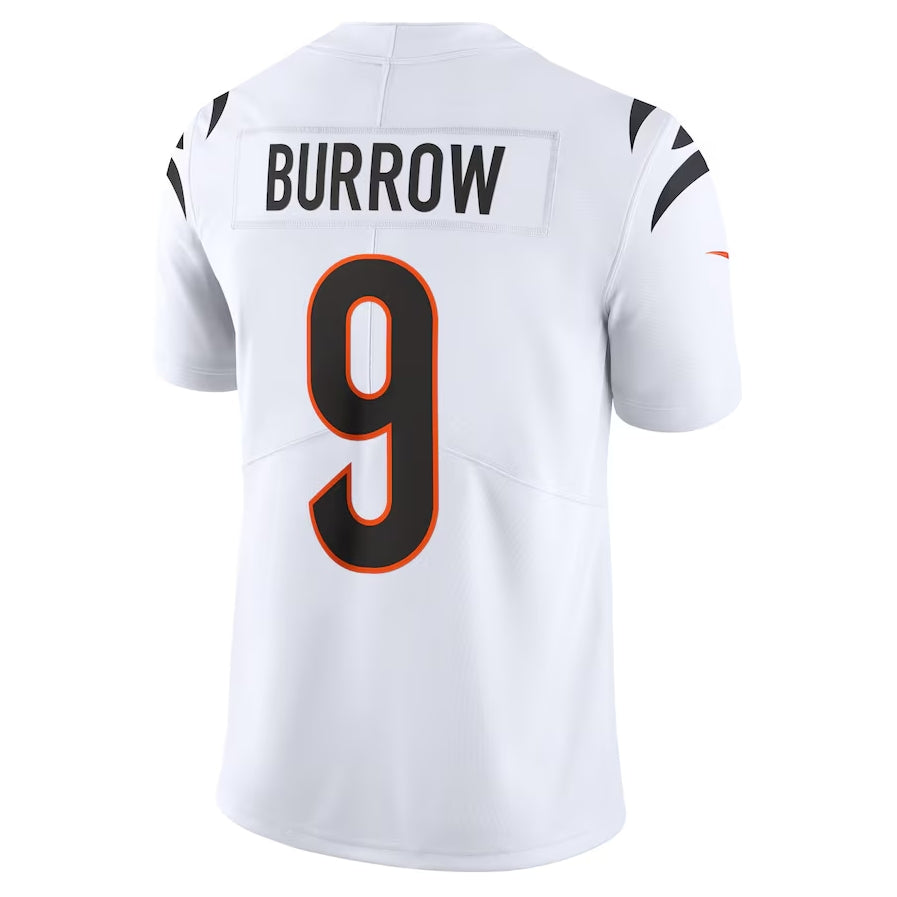 C.Bengals #9 Joe Burrow White Vapor Untouchable Limited Stitched American Football Jerseys - Main View