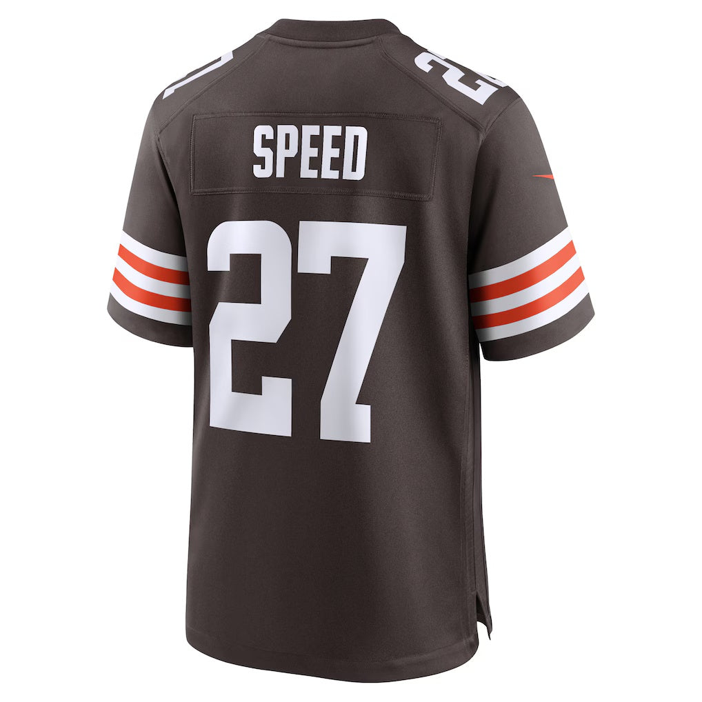 C.Browns #27 Ameer Speed Brown Team Game Stitched American Football Jerseys - Main View