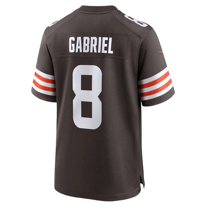 C.Browns #8 Dillon Gabriel Brown Team Game Stitched American Football Jerseys - Main View