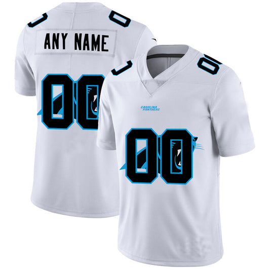 Custom C.Panthers White Team Big Logo Vapor Untouchable Limited Jersey Stitched Jersey Football Jerseys - Main View