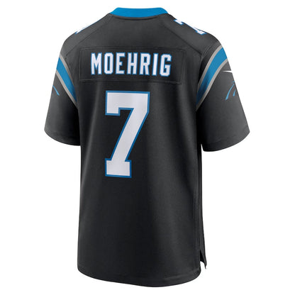 C.Panthers #7 Trevon Moehrig Black Team Game Stitched American Football Jerseys - Main View