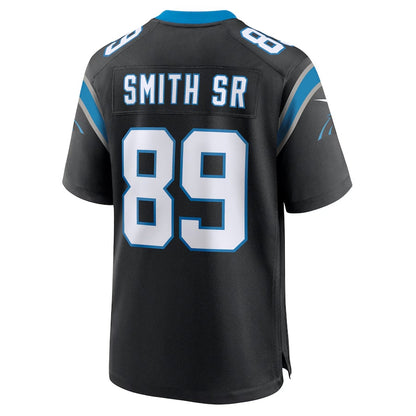 C.Panthers #89 Steve Smith Sr. Black Retired Player Game Stitched American Football Jerseys - Main View