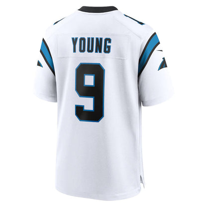 C.Panthers #9 Bryce Young White Game Stitched American Football Jerseys - Main View