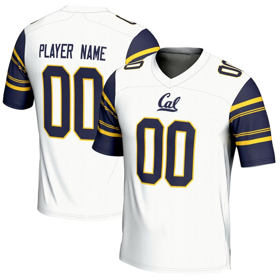 Custom C.Bears GameDay Greats NIL Pick-A-Player Football Jersey - White American College Jerseys - Main View