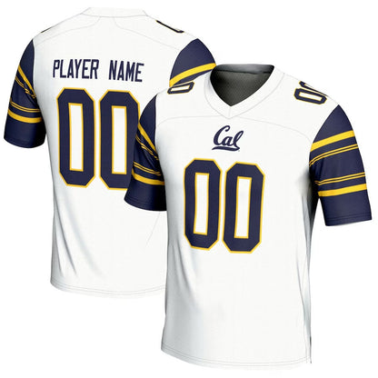 Custom C.Bears GameDay Greats NIL Pick-A-Player Football Jersey - White American College Jerseys - Main View
