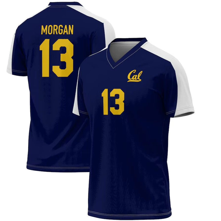C.Bears #13 Alex Morgan GameDay Greats Lightweight Alumni Soccer Jersey - Navy American College Jerseys - Main View