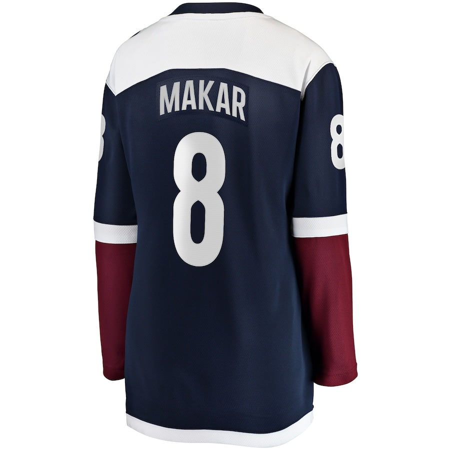 C.Avalanche #8 Cale Makar Fanatics Branded Alternate Premier Breakaway Player Jersey Stitched American Hockey Jerseys - Main View