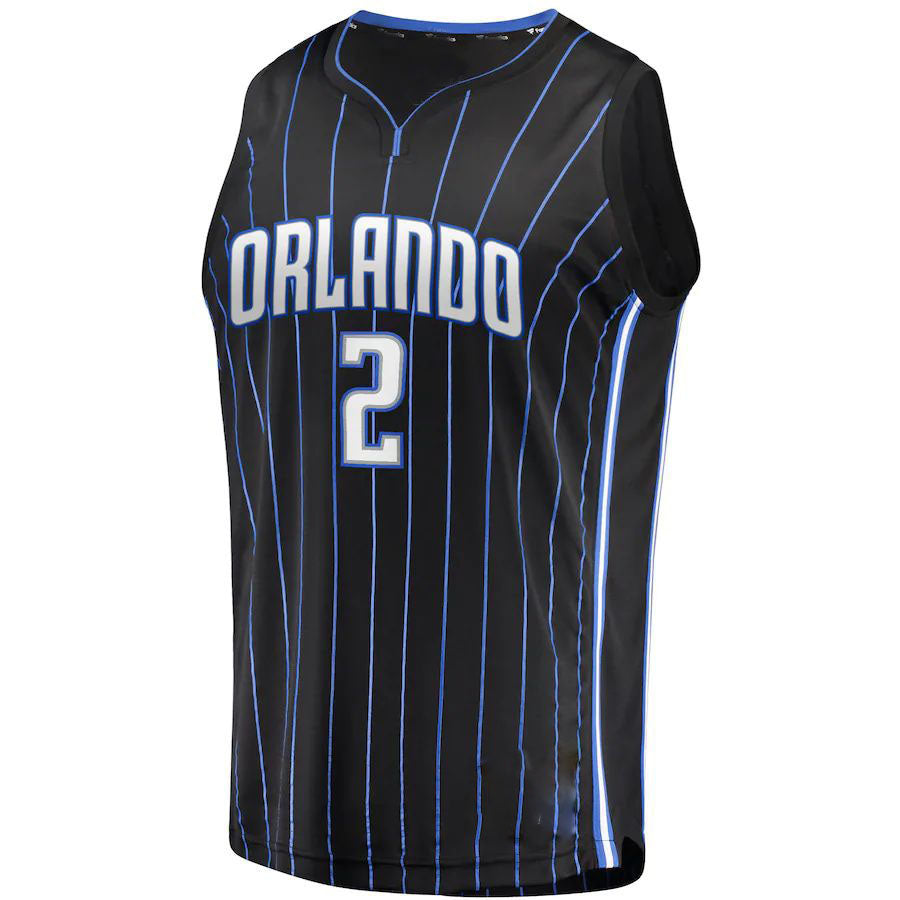 O.Magic #2 Caleb Houstan Fanatics Branded 2021-22 Fast Break Replica Jersey Icon Edition Black Stitched American Basketball Jersey - Main View